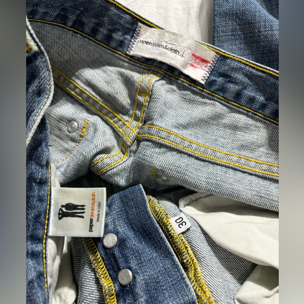 PAPER DENIM & CLOTH men’s jeans.